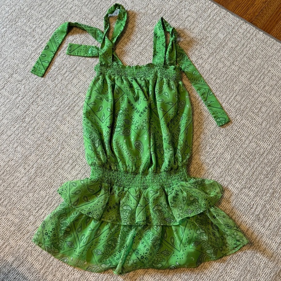 Amanda Uprichard Green Mini Dress - Picture 4 of 5